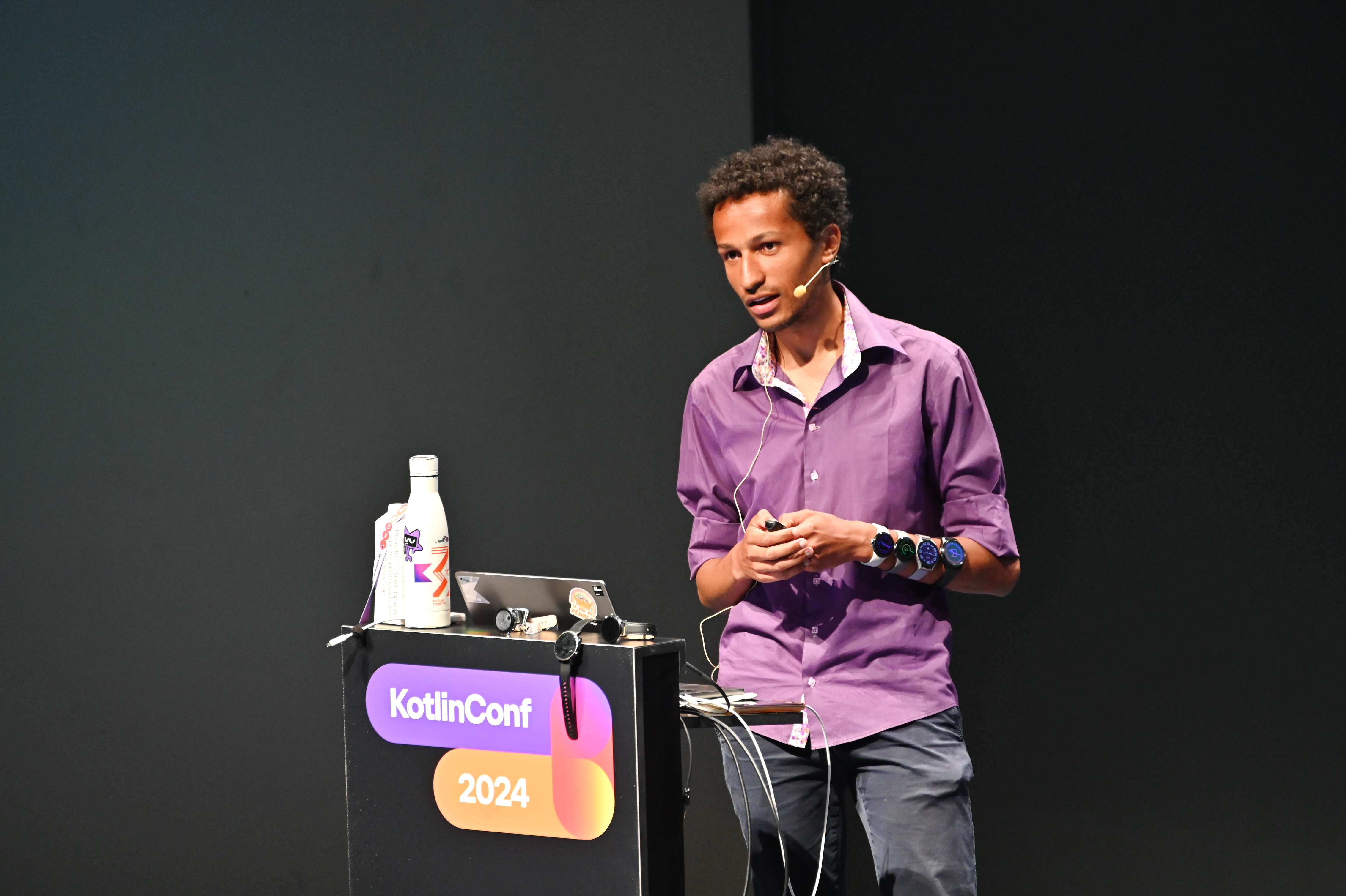 Speaker's quote about KotlinConf