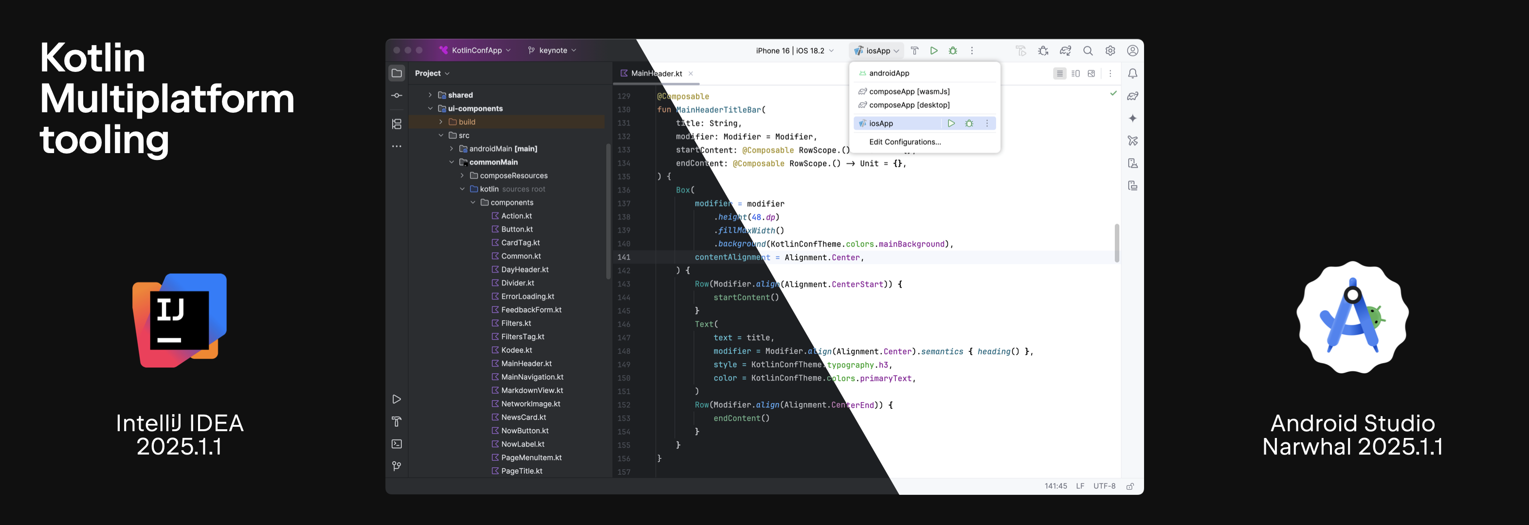 KotlinConf 2025: Brand-new KMP plugin for IntelliJ IDEA and Android Studio